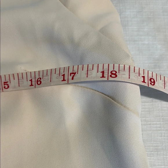 Anthropologie MELLODAY Cream Sleeveless Mandarin Collar Blouse - Picture 5 of 7